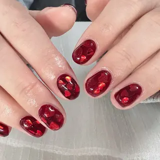 ネイル コネコネイルサロン モデル用のネイルデザイン