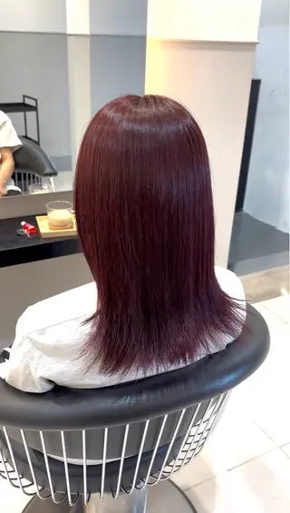 ミディアム 池田 なな美のヘアスタイル