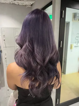 ロング カラー 暖色ハイトーン特化 🥇Mioのヘアスタイル