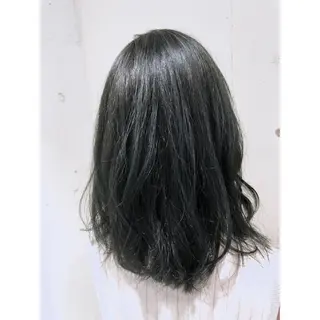 ミディアム カラー パーマ ヘアアレンジ 【ツヤ髪美容師】 ツダケイスケのヘアスタイル