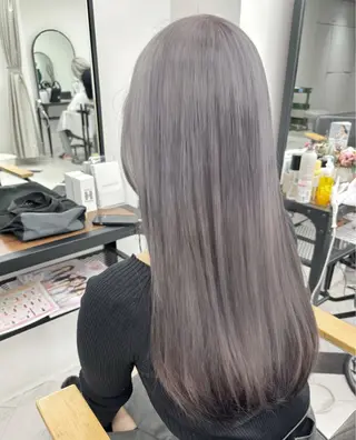 ミディアム カラー パーマ ヘアアレンジ メンズ mona/ ストレートスタイル✨のヘアスタイル