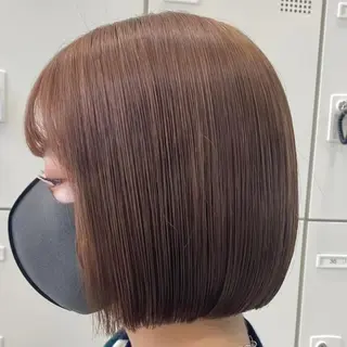 ショート カラー ヘアアレンジ 🫧モテる💗ダメー ジレスハイトーン🫧のヘアスタイル