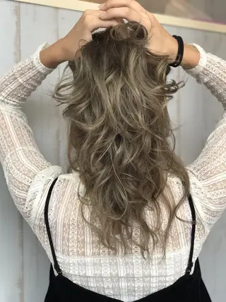 ロング カラー チビ編み込みエクステ シールEXどぅ〜すのヘアスタイル