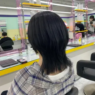 セミロング カラー ヘアアレンジ mai🍑暖色カラー /レイヤー💖のヘアスタイル