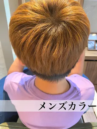 カラー メンズ キッズ 山中 真紫のヘアスタイル