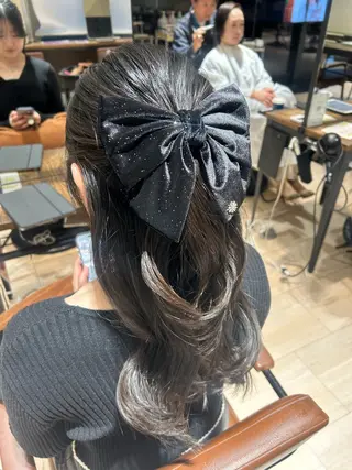 ロング 🎀大竹美侑／顔まわ りカット／レイヤーのヘアスタイル