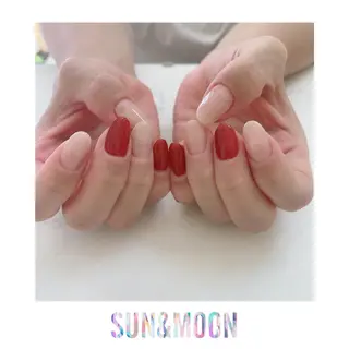 ネイル SUN&MOON REOのネイルデザイン