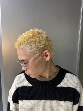 ショート カラー パーマ メンズ 💈メンズ/パーマ 💈中目黒/谷のヘアスタイル