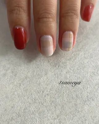 ネイル tsumeya ゆるかわ手描きネイルのネイルデザイン