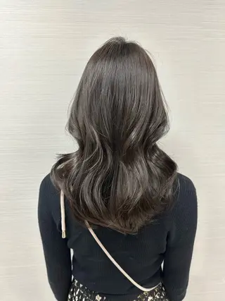 ミディアム カラー 韓国ヘア 店長NEGIのヘアスタイル