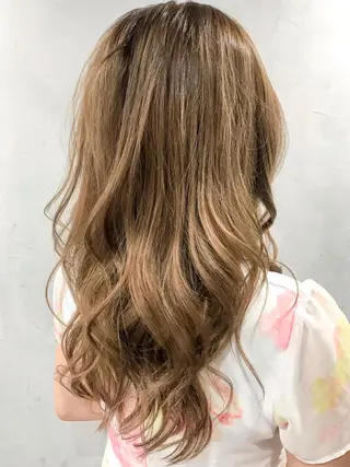 ロング カラー 江畑 匠 新宿三丁目 徒歩30秒⭐️のヘアスタイル
