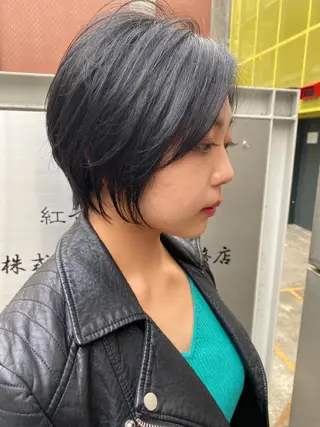 ショート 藤田 遼のヘアスタイル