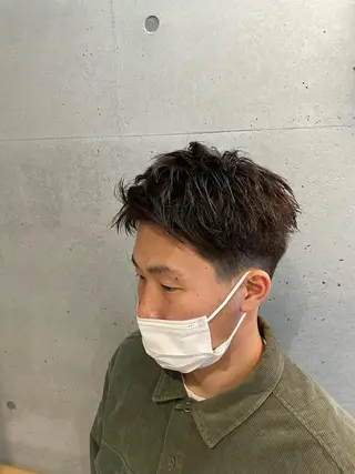ショート カラー パーマ メンズ 🔥メンズ超特化🔥 青木海斗のヘアスタイル