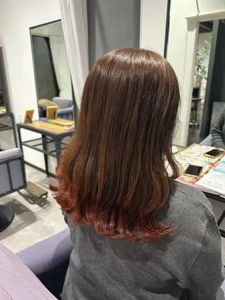 ロング 稲本麻衣 【韓国ヘア】のヘアスタイル