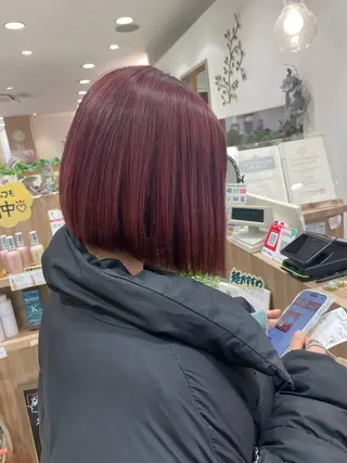 ミディアム 永田 晃大のヘアスタイル