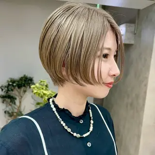 ショート カラー ハイトーンカラー/ さらさのヘアスタイル