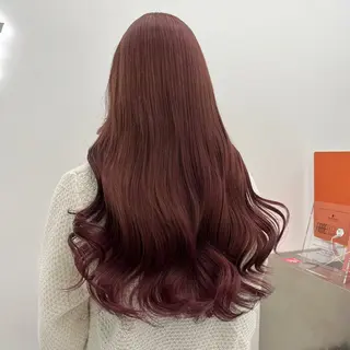 ロング カラー ヘアアレンジ 🫧🎀うる艶暖色 🏹Nanako🎀のヘアスタイル