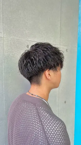 ショート パーマ メンズ 湘南のパーマ職人 🔥清水琉葵🔥のヘアスタイル