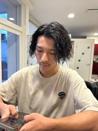 ミディアム happiness所属・平賀 大陽のヘアスタイル