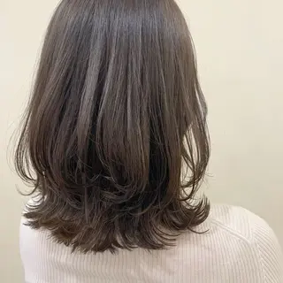 ミディアム ヘアアレンジ メンズカット/ニュア ンスパーマkaitoのヘアスタイル