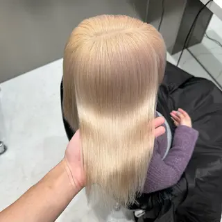 ミディアム カラー ✨髪質改善艶カラー✨ リュウトのヘアスタイル