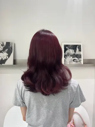 カラー Risa/盛れる レイヤー/艶カラーのヘアスタイル