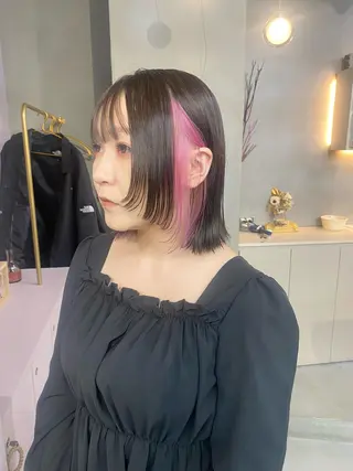 ショート カラー 前橋 姫奈のヘアスタイル