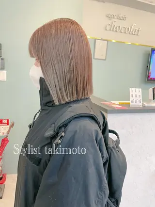 ミディアム カラー得意【梅田】 瀧本友梨乃のヘアスタイル