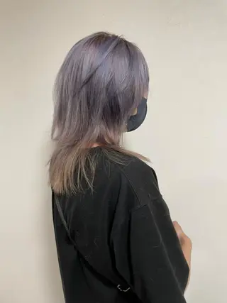セミロング カラー ヘアアレンジ newi 川崎店のヘアスタイル
