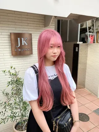 ロング カラー ハイトーンカラー 🍬Rinka🍬のヘアスタイル