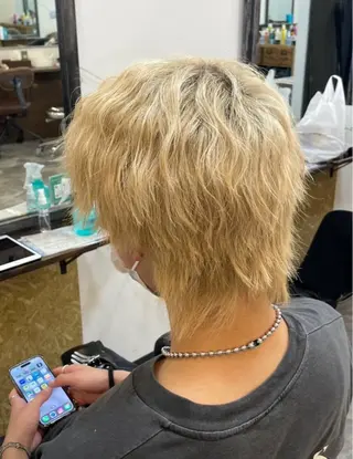 ミディアム 韓国風くびれヘア/ 小顔レイヤー🧿小林のヘアスタイル