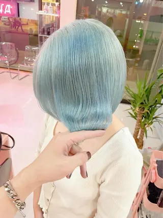 ショート ❄️💛エクステ ブリーチ❄️yukiのヘアスタイル