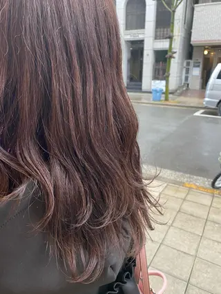 ロング カラー ヘアアレンジ 韓国好き🇰🇷 美容師MIKUのヘアスタイル