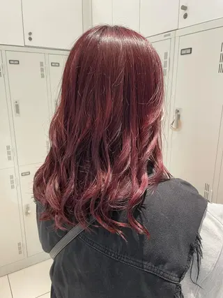 セミロング 💗モデルカット 募集中のヘアスタイル
