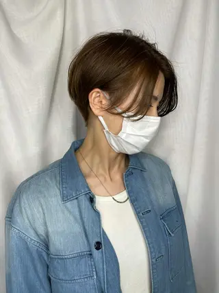 ショート 早瀬裕之 パーマのヘアスタイル