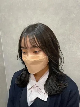 ミディアム カラー 一ノ瀬 暁のヘアスタイル