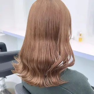 ミディアム カラー パーマ ヘアアレンジ メンズ 🤍透明感カラー🤍 似合わせ🤍AINEのヘアスタイル