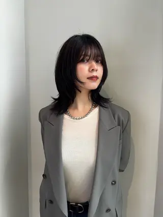 ミディアム 門崎未依/レイヤー/ メンズカット🪿🌼のヘアスタイル