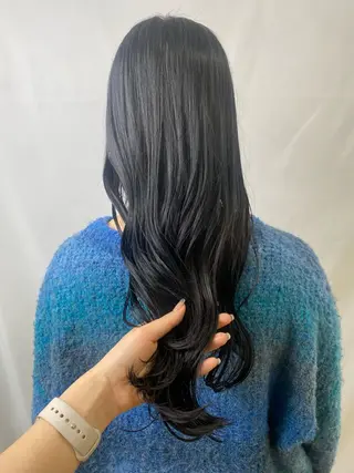 ロング カラー 鹿児島 聖来のヘアスタイル