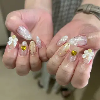 ネイル パラあり！フィルイン 美フォルムのネイルデザイン