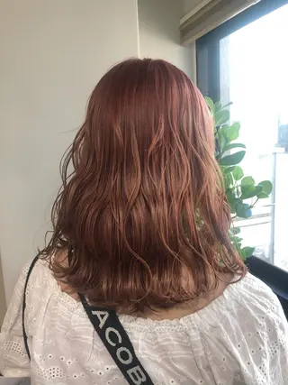 セミロング ヘアアレンジ トッチ 艶髪髪質改善のヘアスタイル