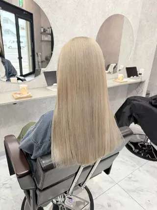 ロング カラー 🌺ハイトーン🌺 矢葺 なぎさ🌺🌺のヘアスタイル