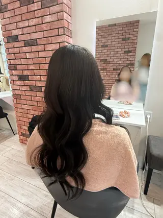 ロング ヘアアレンジ 谷田 心玲のヘアスタイル