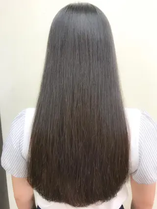 ロング ブリーチでもできる 縮毛矯正相原慎🌈のヘアスタイル