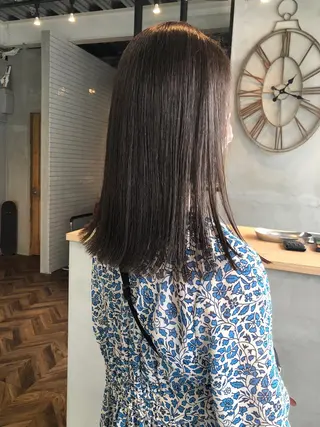 ミディアム 遠藤 眞実のヘアスタイル