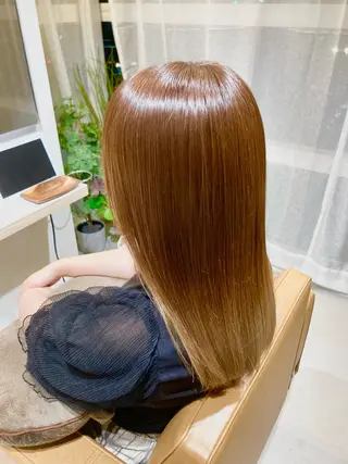 ロング 艶髪/韓国風🤍🖤 小林実央‎のヘアスタイル
