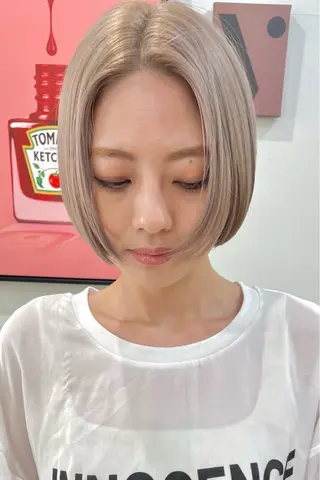 カラー 河本 早智子のヘアスタイル
