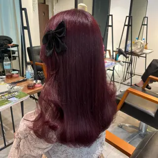 セミロング カラー ヘアアレンジ ・˚✧すずね˚✧* lucia(ルチア)のマツエク・マツパデザイン