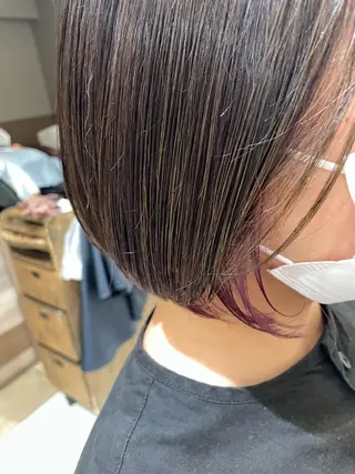 ショート カラー 渡部 恭子のヘアスタイル
