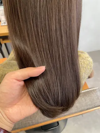 セミロング カラー 🫧透明感カラー/ ボブ/小笠原汐海🪽のヘアスタイル